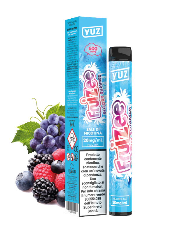 Yuz pod usa e getta 600 puff! La Vape Pen di Eliquid France